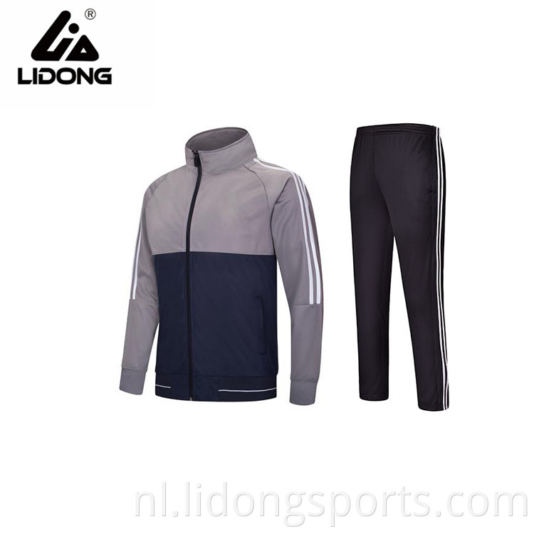 Groothandel schooluniformen, polyester sportkleding, gewoon tracksuit